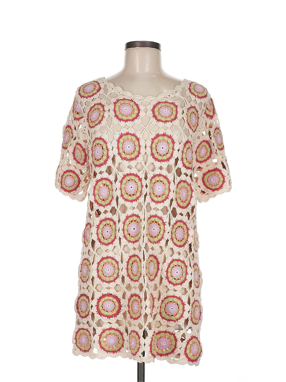 Shore Tunic Dress or Beach Coverup Size M